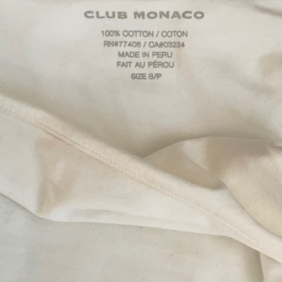 Never Been Worn Club Monaco Annabel, over one shoulder stretch tank w/ bra. S/P - Picture 4 of 5